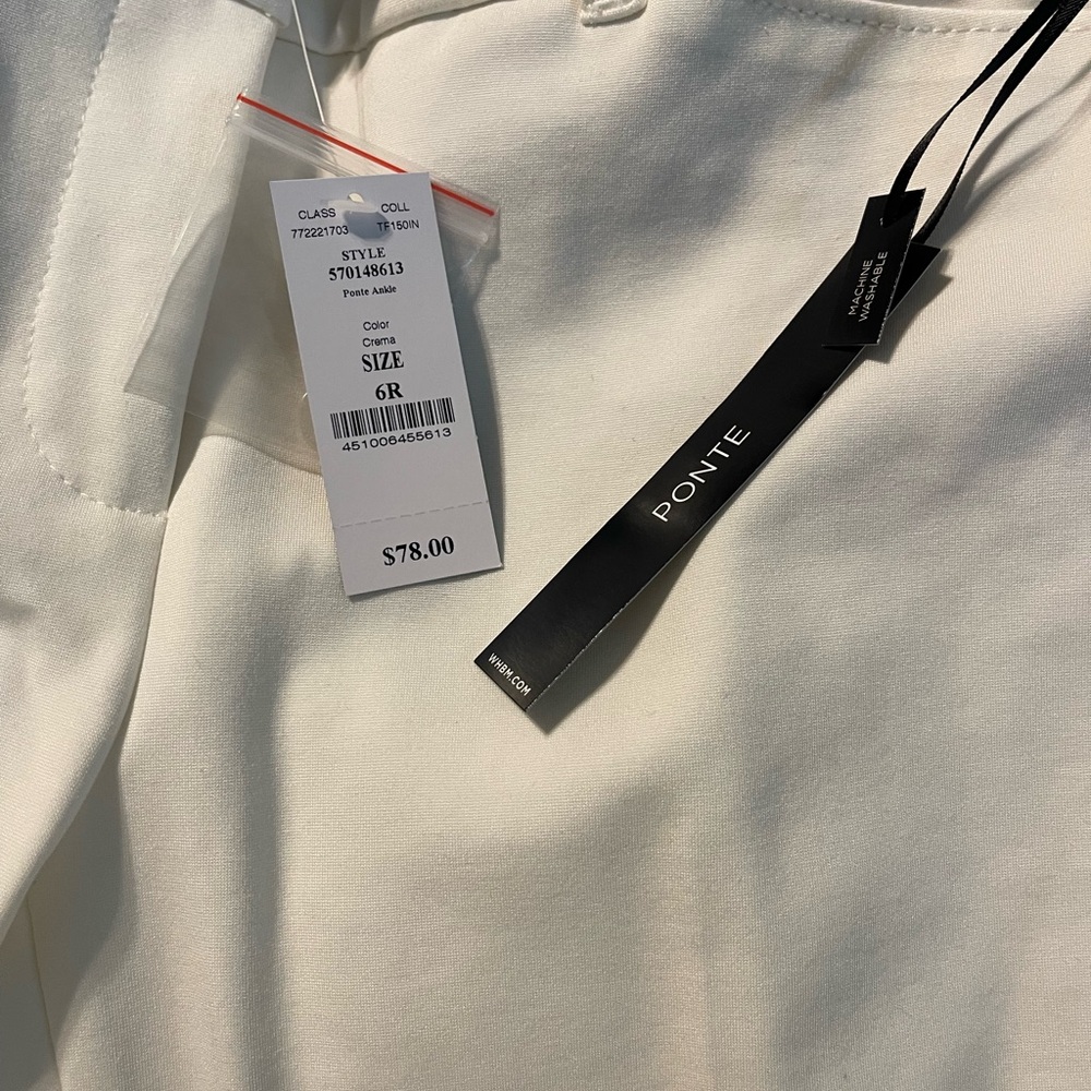 NWT Ponte size 6 pant